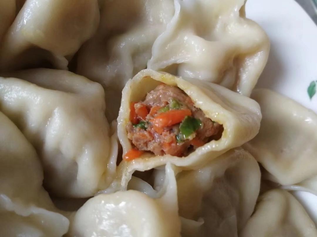 胡萝卜羊肉饺子的做法