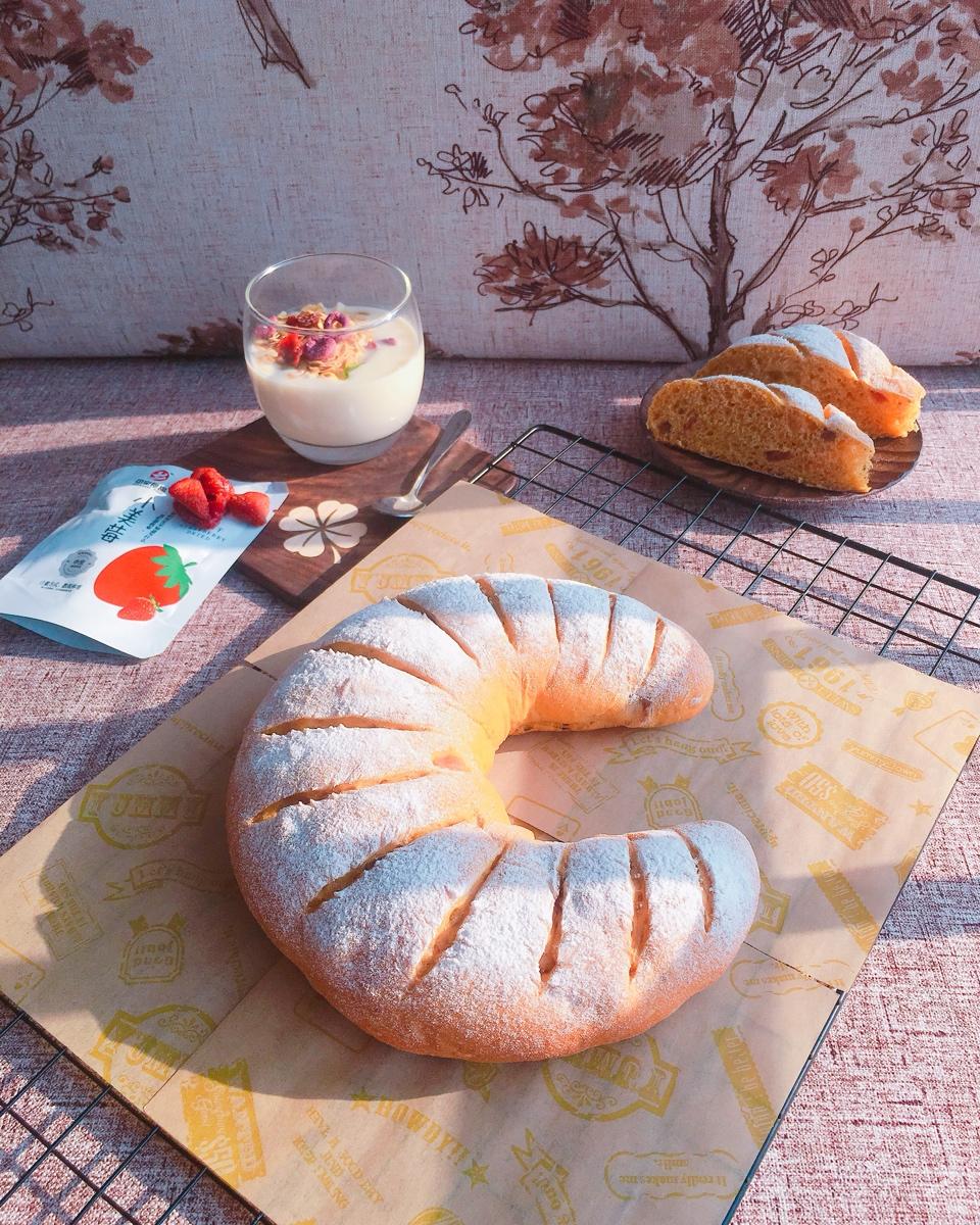 好吃到疯的南瓜奶酪软欧包