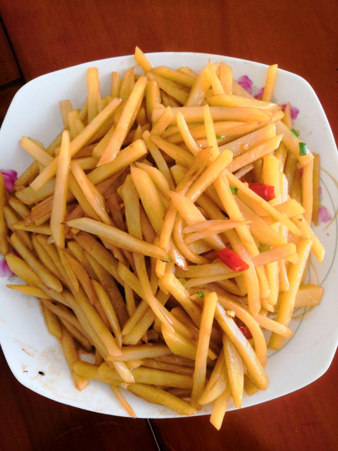 🌶️5分钟搞定“酸辣土豆丝”超级好吃开胃