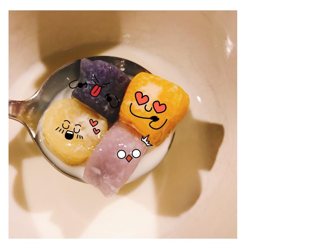 满足你的偷学欲望，“鲜芋仙”的三色芋圆在家也能轻松搞定！——三色芋圆