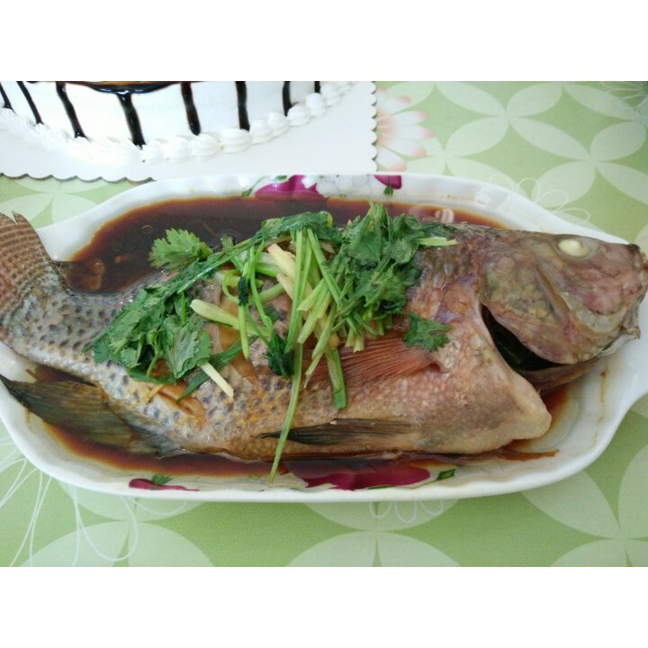 微波炉版清蒸鲈鱼