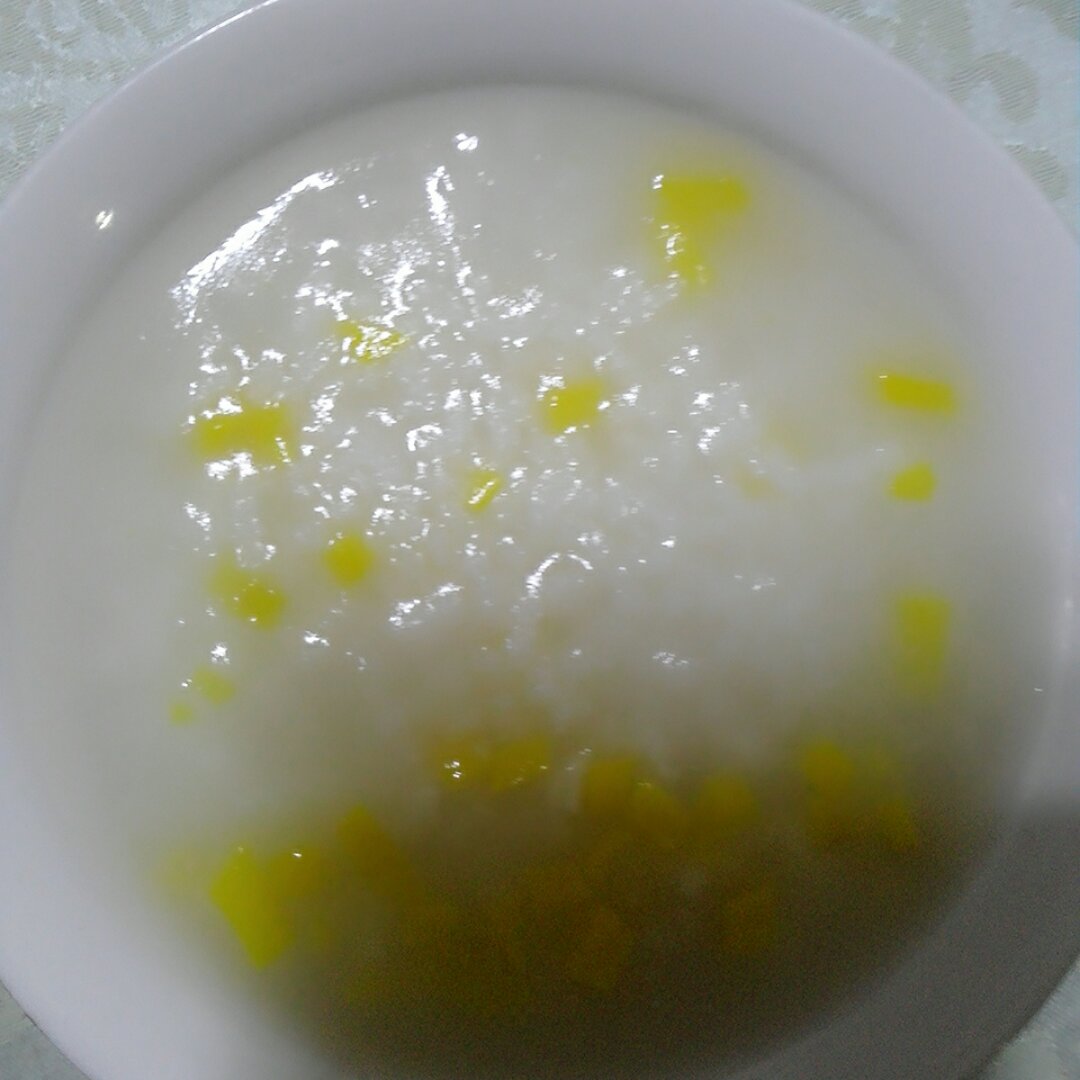 苗朵i做的牛奶稀饭