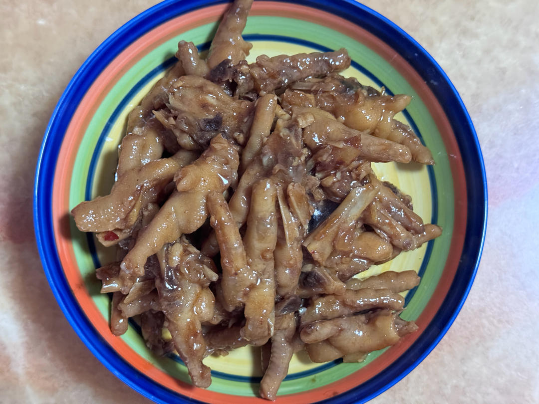 香辣烧鸡爪
