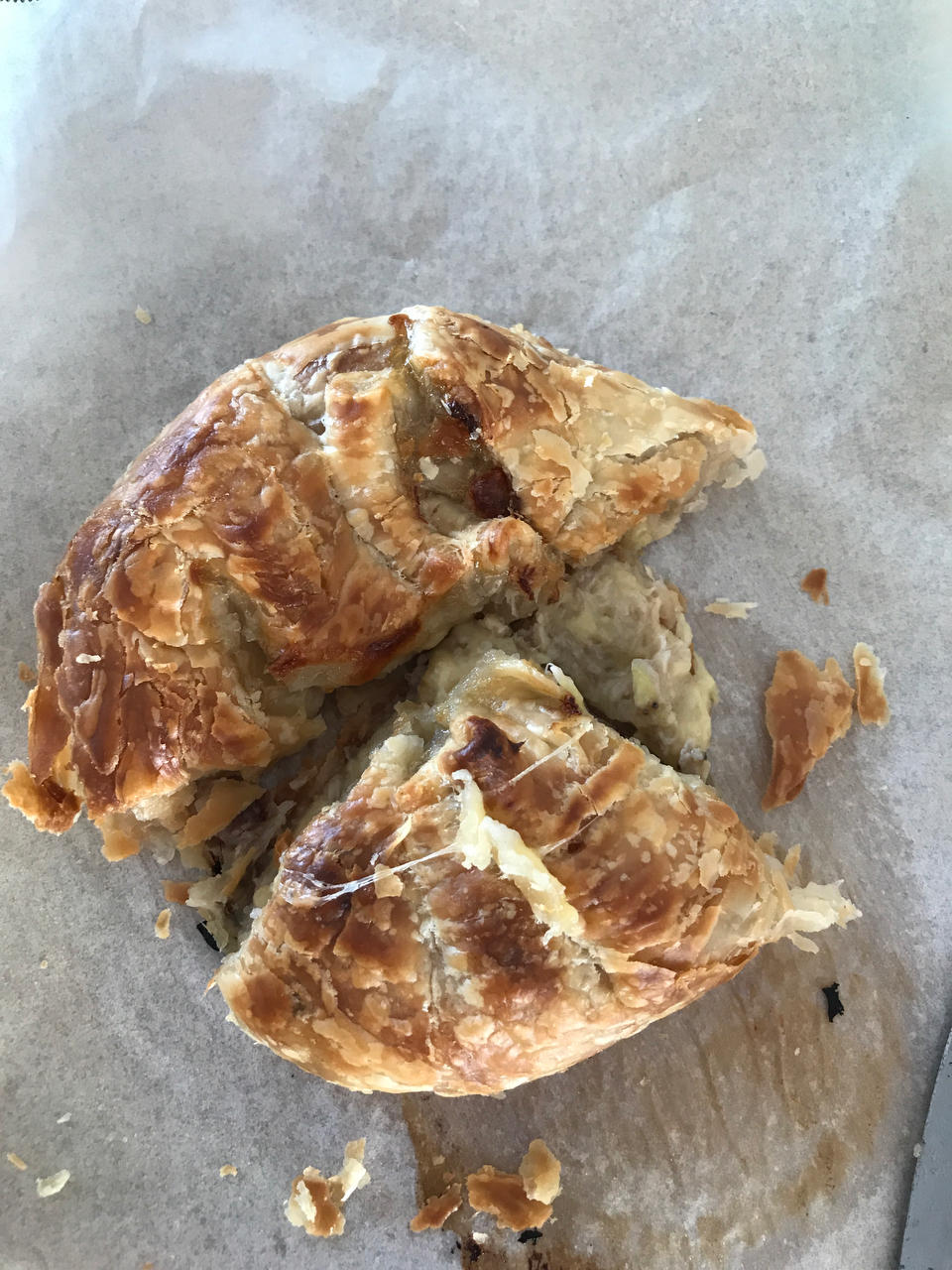 香蕉爆浆芝士饼