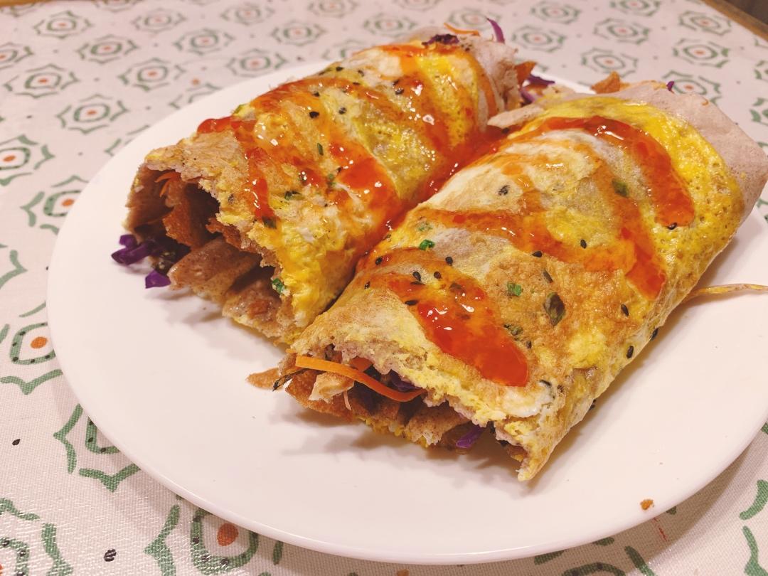 杂粮煎饼果子--全麦粉、绿豆粉、黑麦粉配方