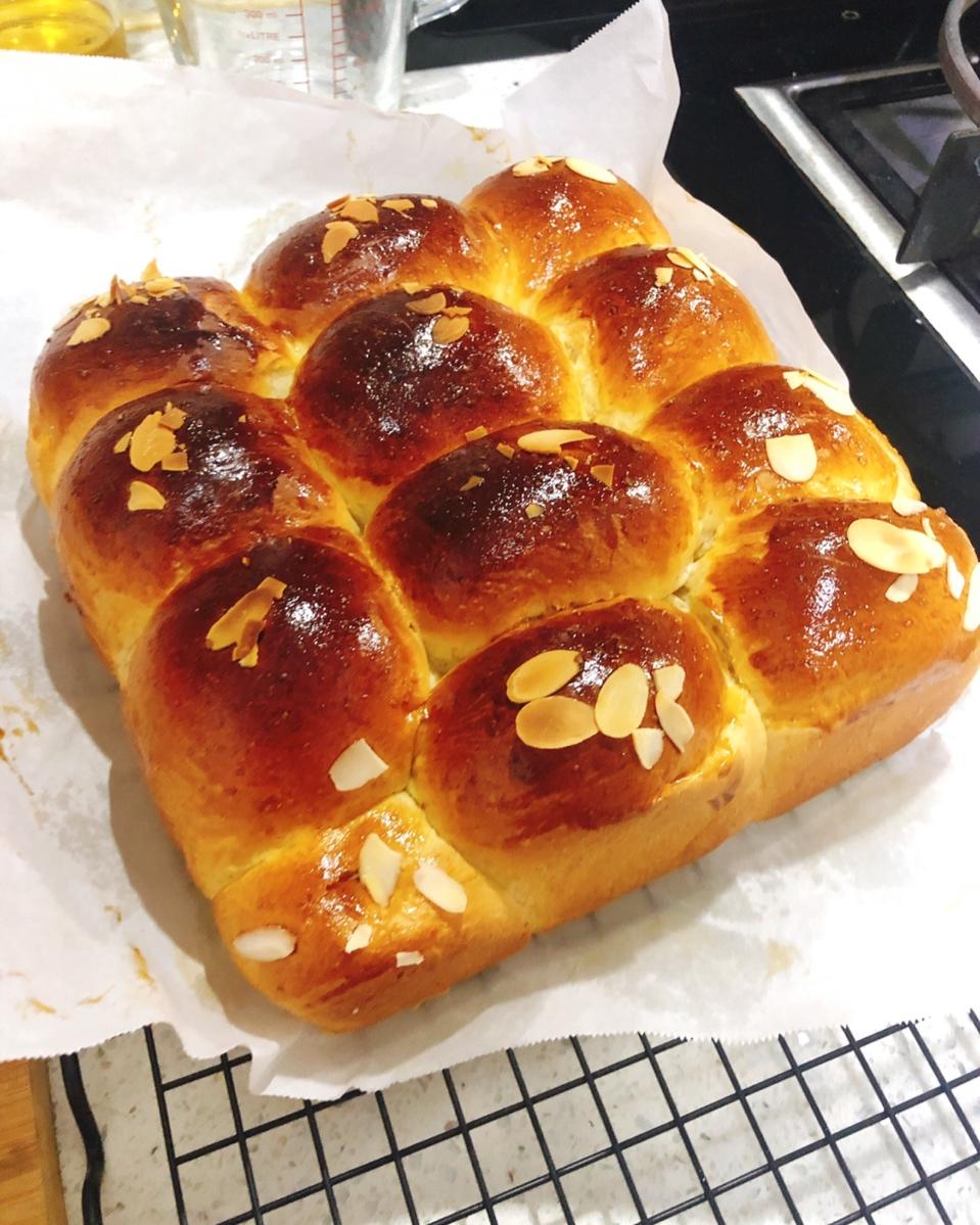 蜂蜜全麦早餐包丨健康·烘焙