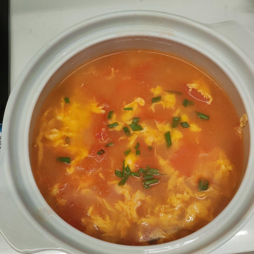 【跟我做不会错】简单又好喝的西红柿鸡蛋汤，家常又营养哦