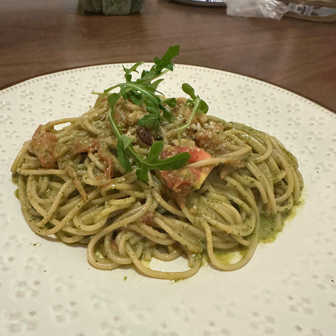 搬运 广坦 青酱意面（芝麻菜版）