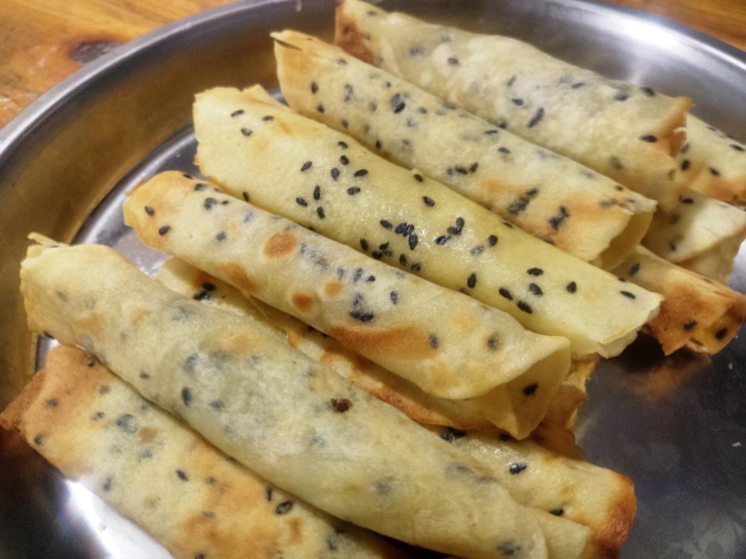 不用蛋卷机制作的蛋卷