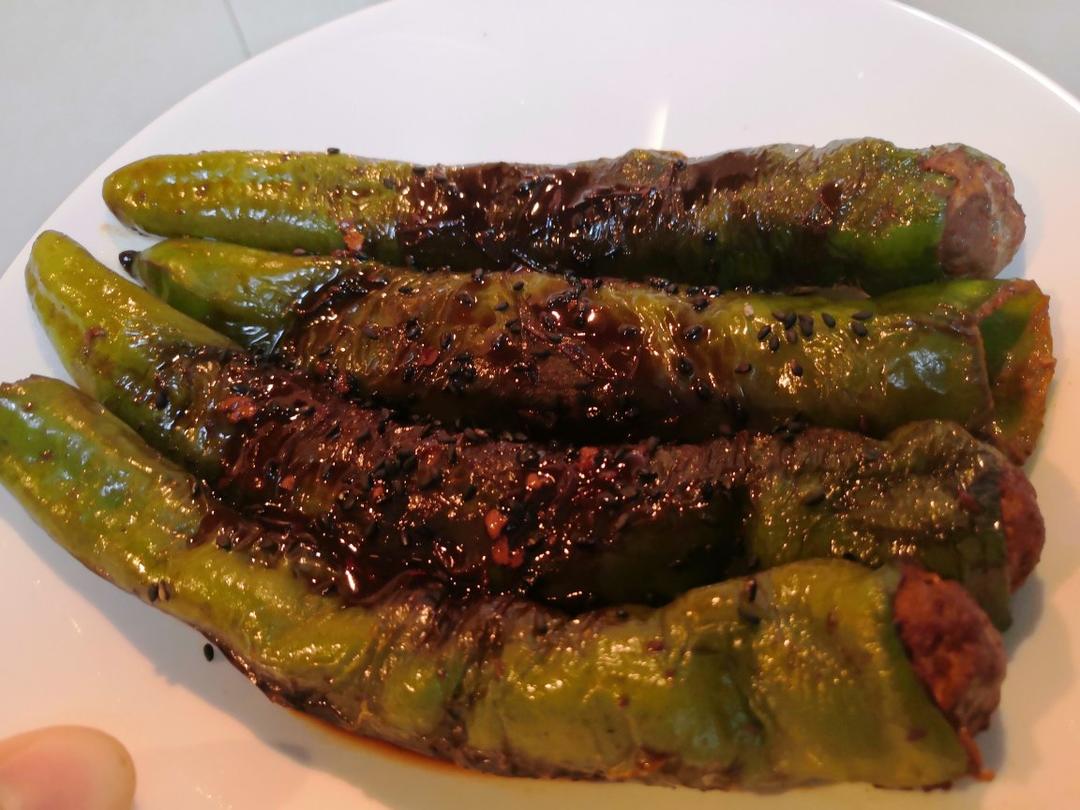 下饭菜肴--青椒酿肉