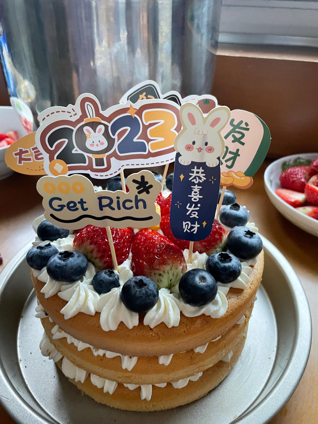 芒果裸蛋糕（六寸戚风）