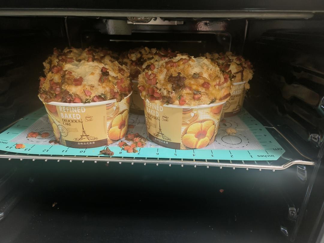 6寸咸香松软的香葱肉松戚风，一口惊艳