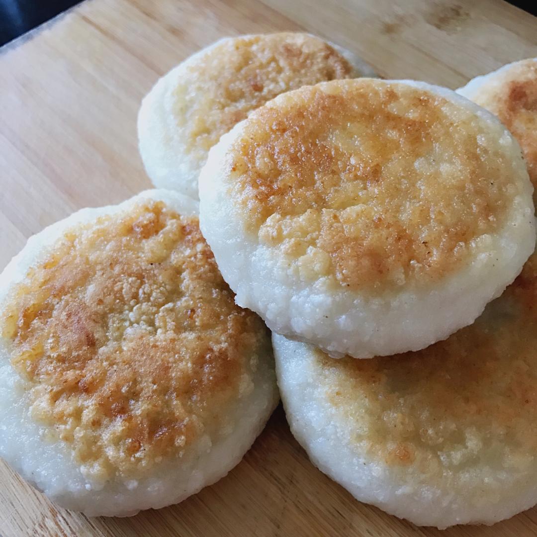 ggggbaby做的糯米鲜肉塌饼