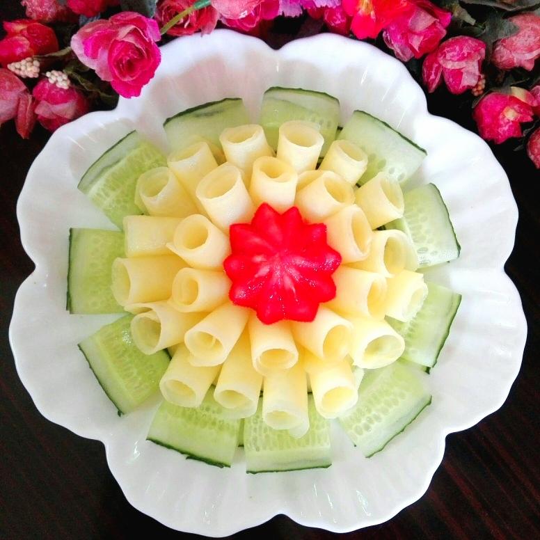 碧玉翡翠映花红的做法