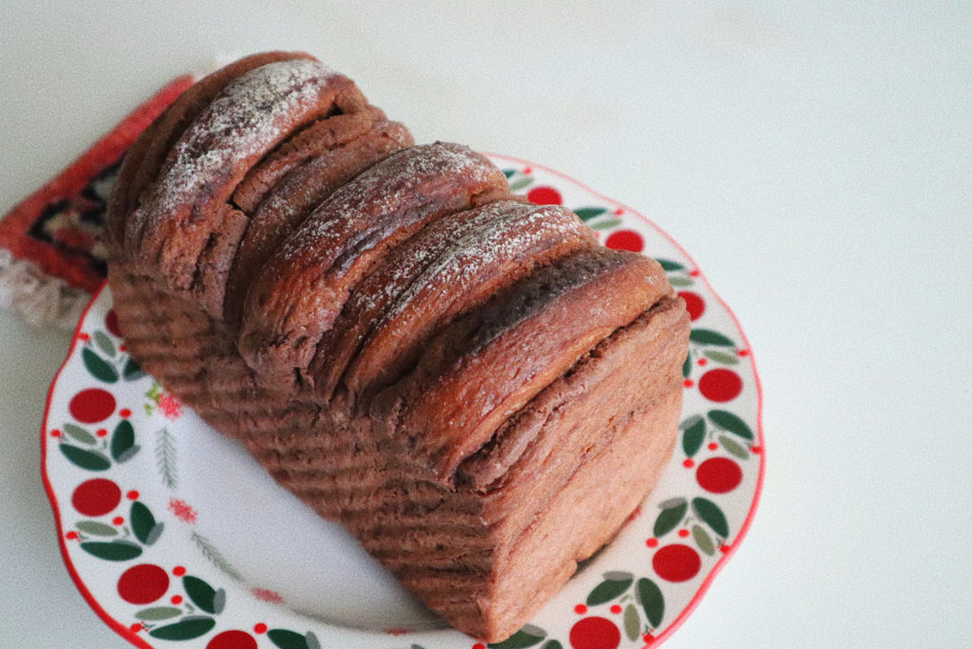 【奶酥吐司】｜抹茶+可可两种口味｜简单快手版