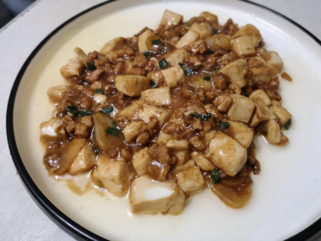 肉末浇汁豆腐