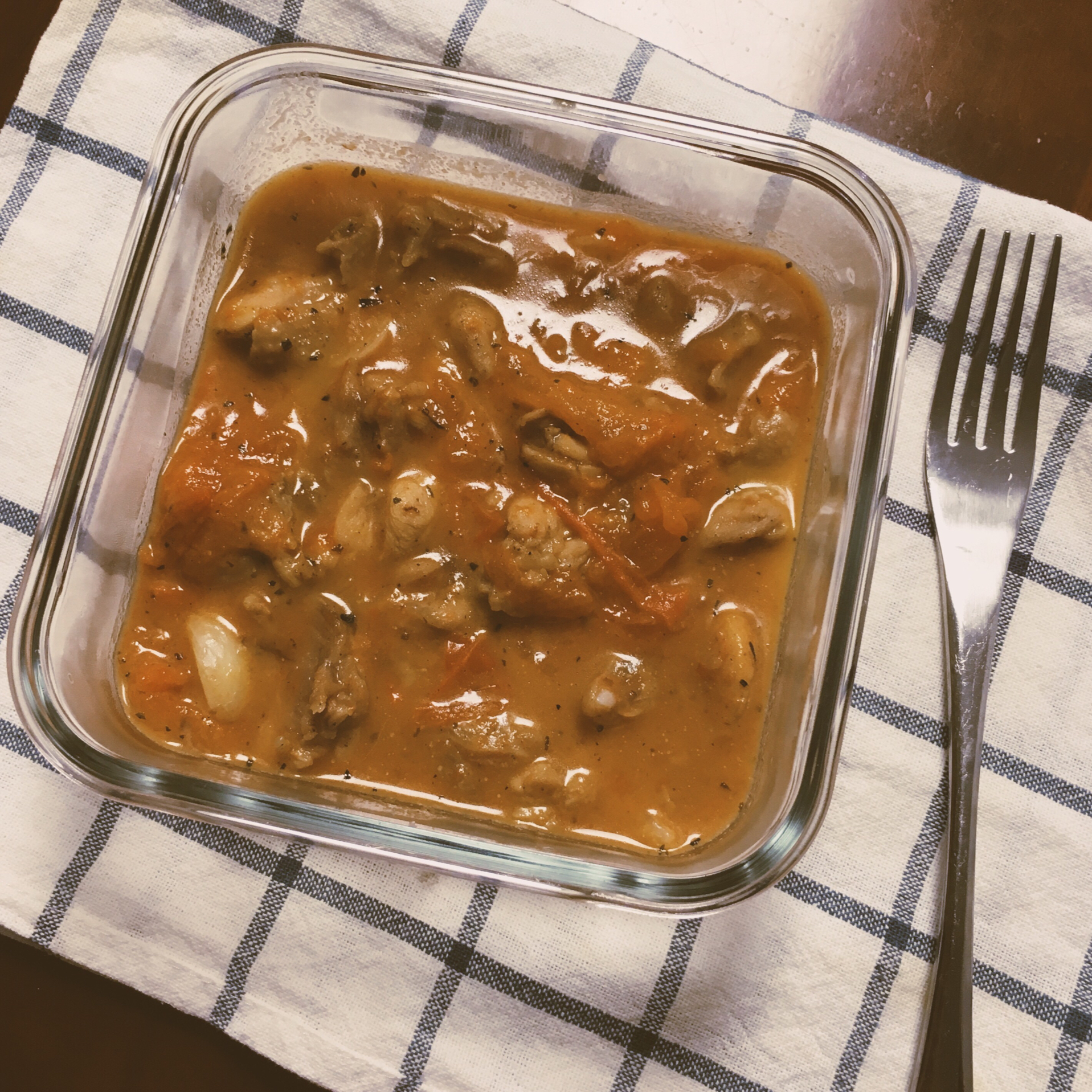 番茄炖鸡胸丨健康·三餐