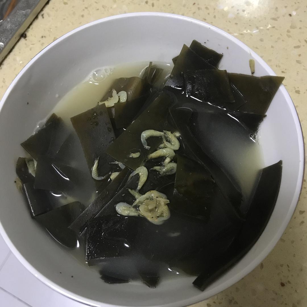虾皮海带汤