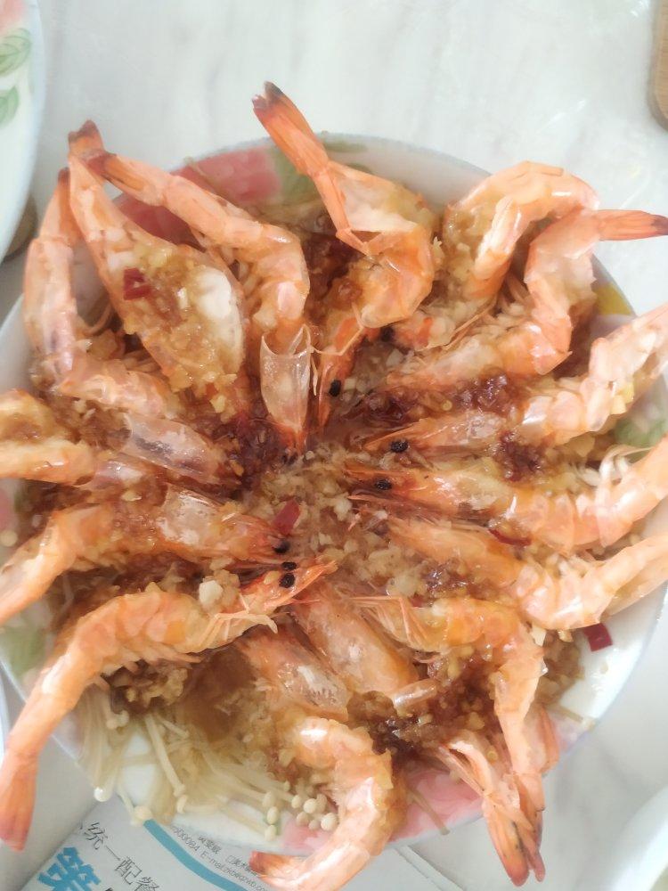 金针菇蒜蓉虾