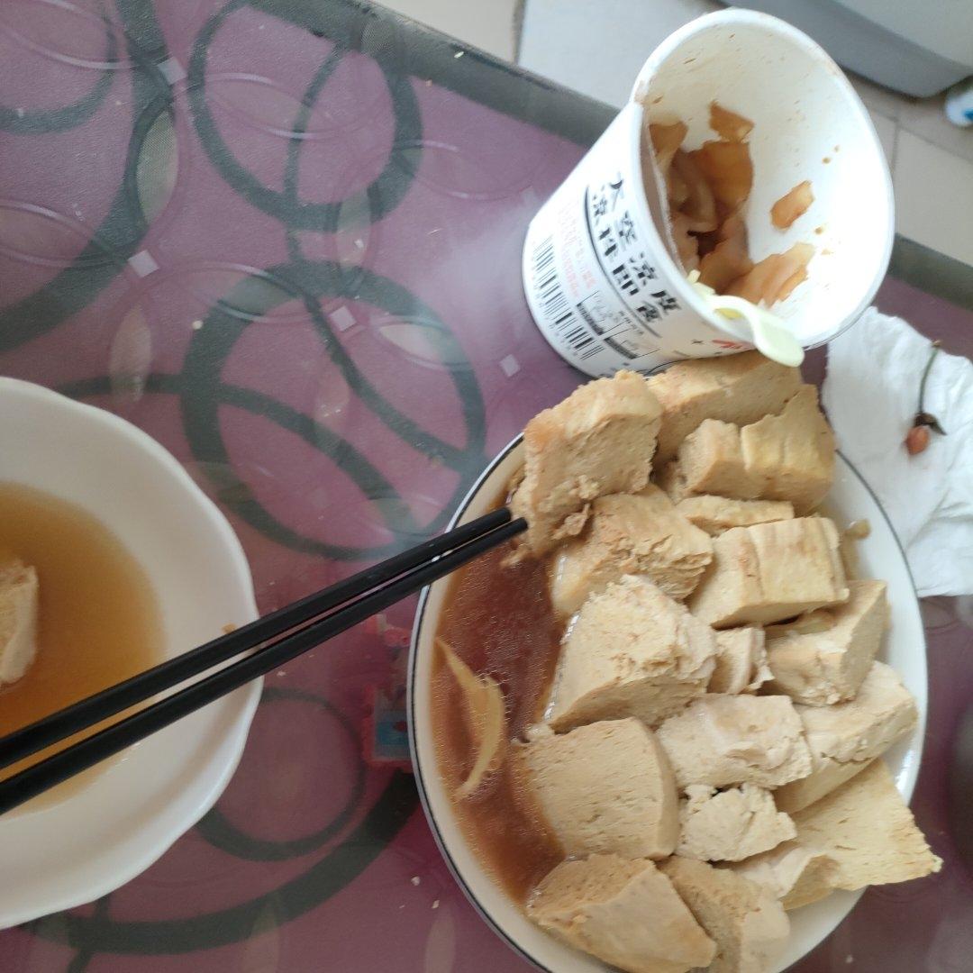 清蒸冻豆腐