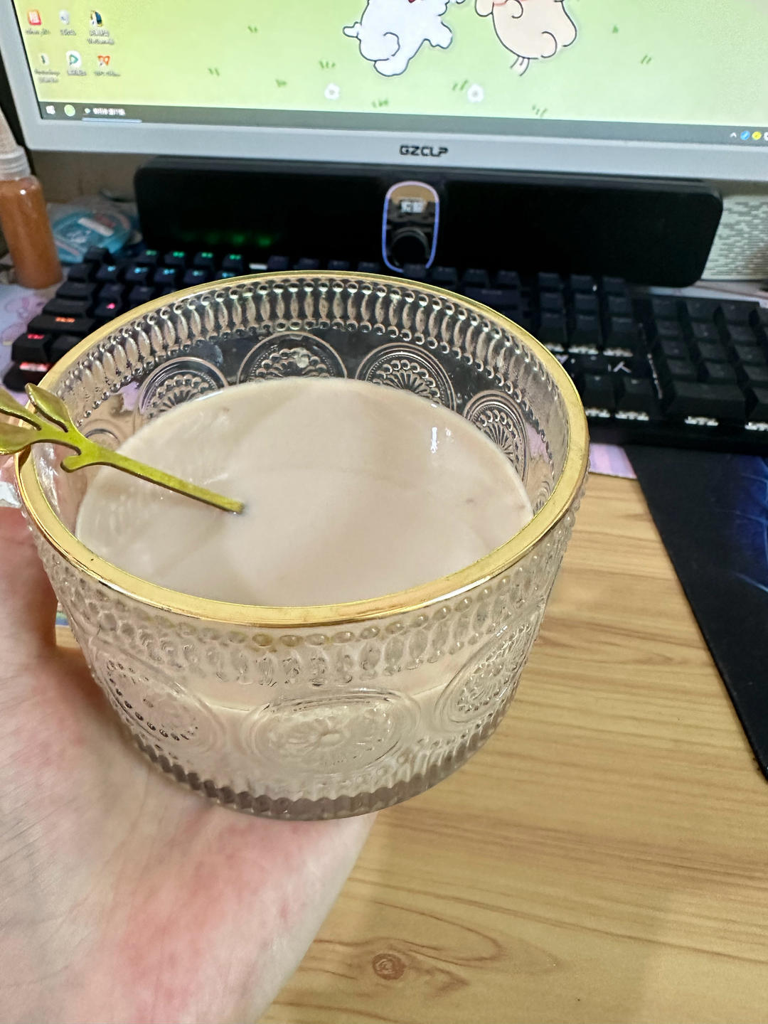 今日茶饮分享｜红枣牛奶茶🍵
