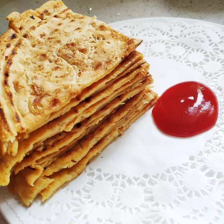 豆渣.胡萝卜.葱花饼