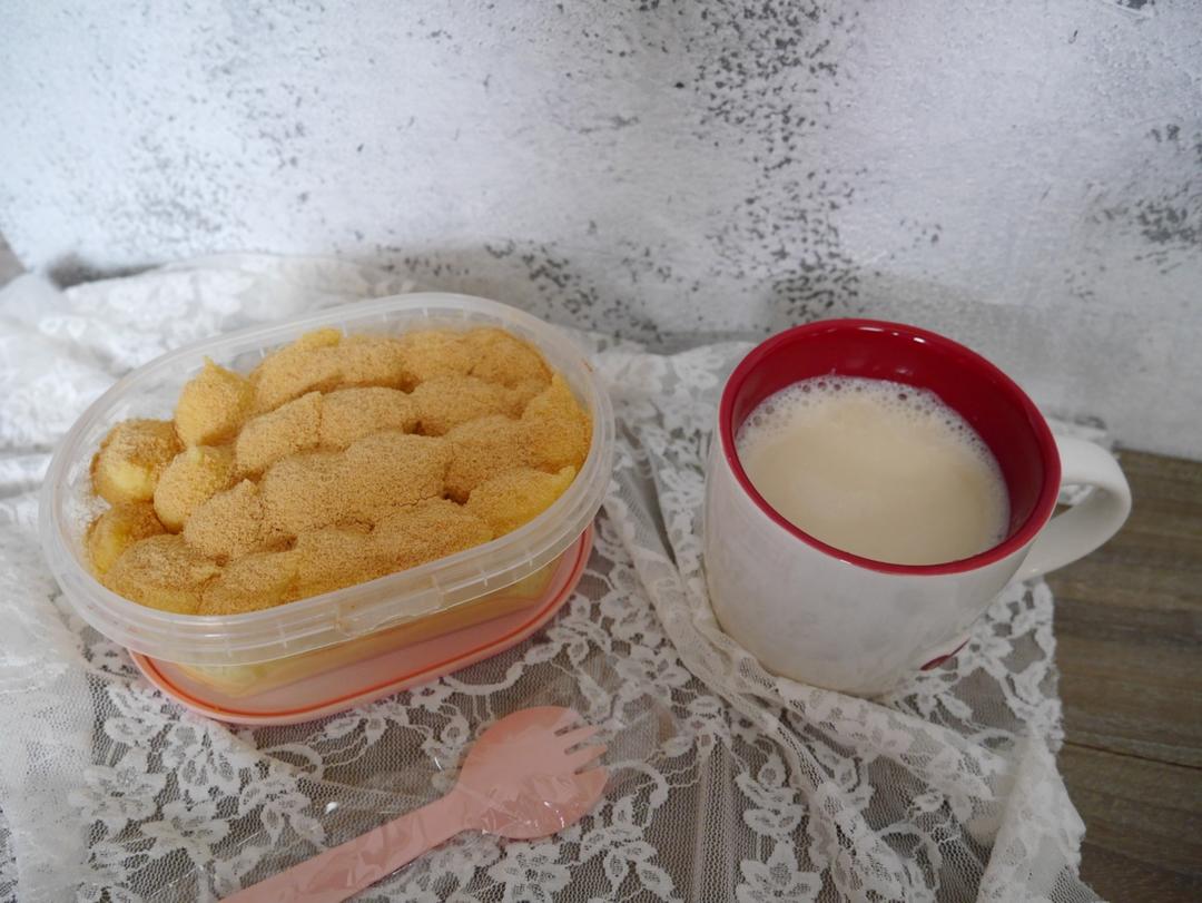 日式豆乳盒子蛋糕