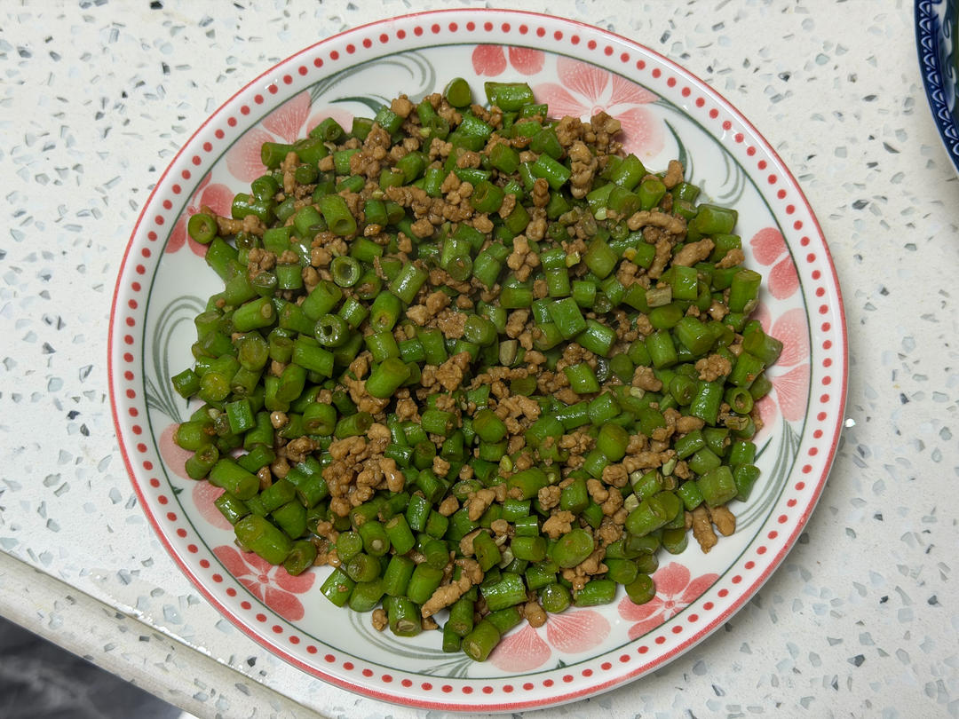 下饭菜:肉沫豆角