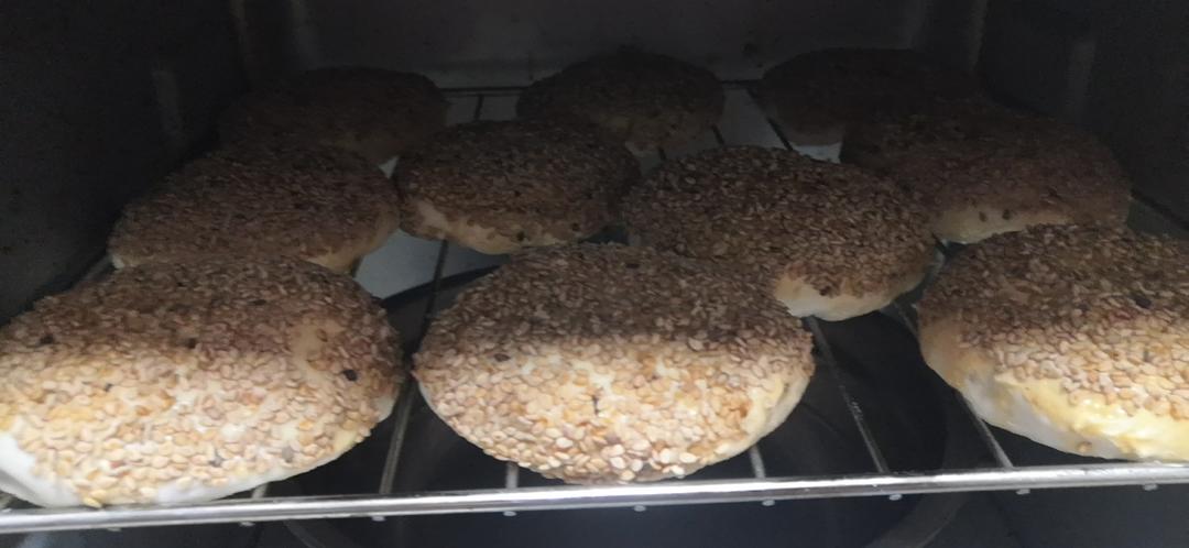 烤箱版麻酱烧饼