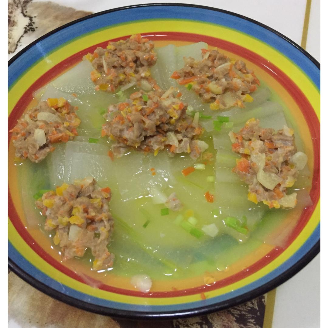肉末蒸冬瓜