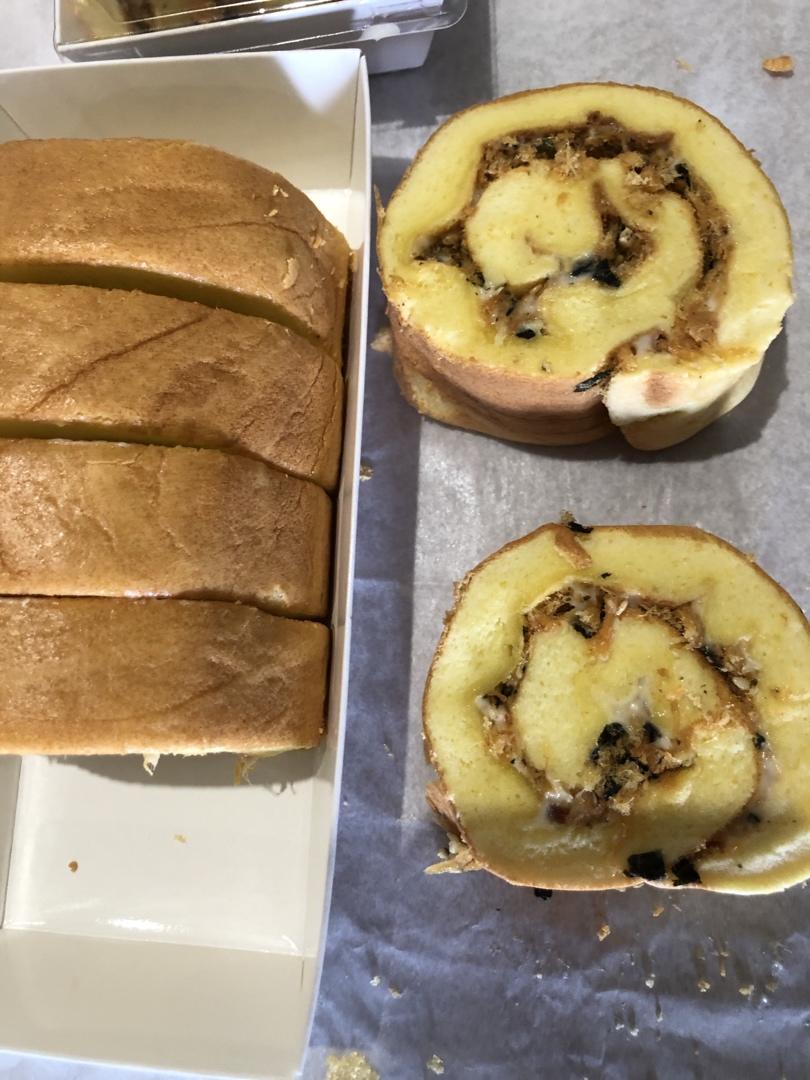 🥞肉松糯米蛋糕卷