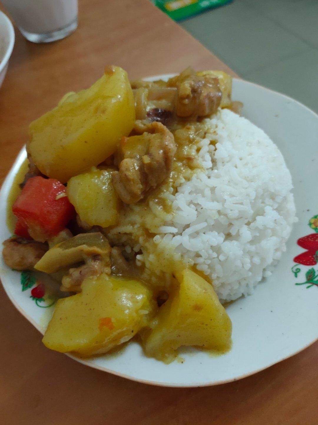 咖喱鸡饭