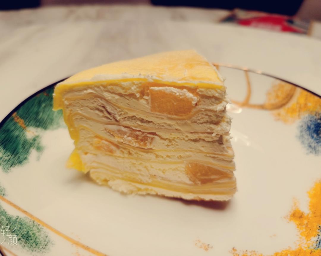 千层黄桃蛋糕，好吃易做