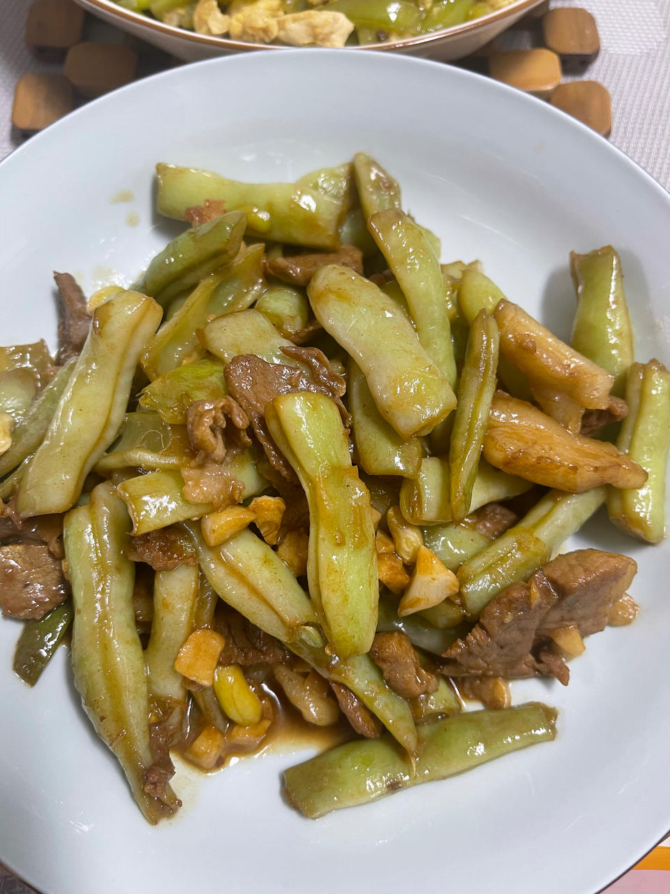 零厨艺的豆角炒肉