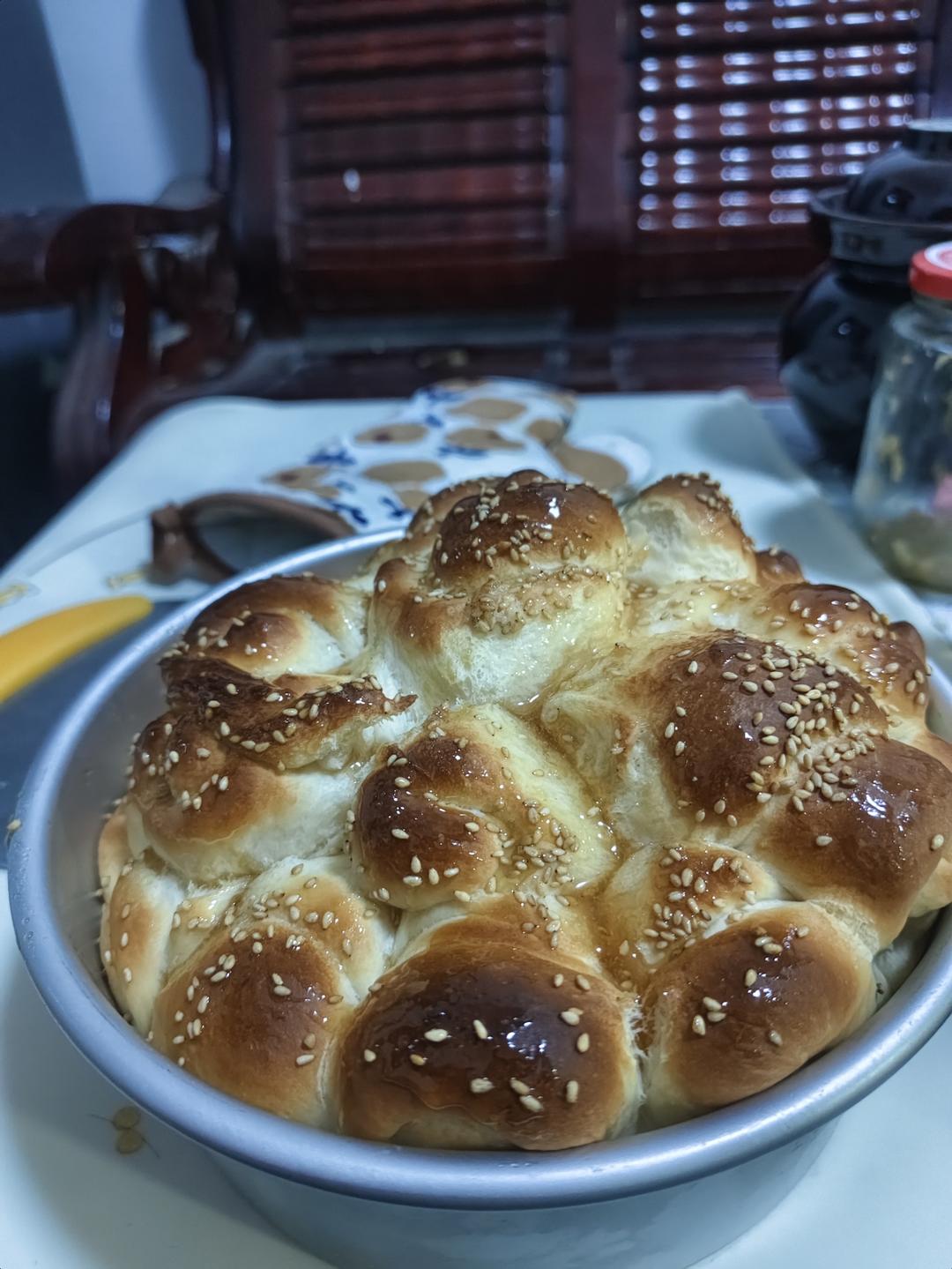 奶油蜂蜜小面包