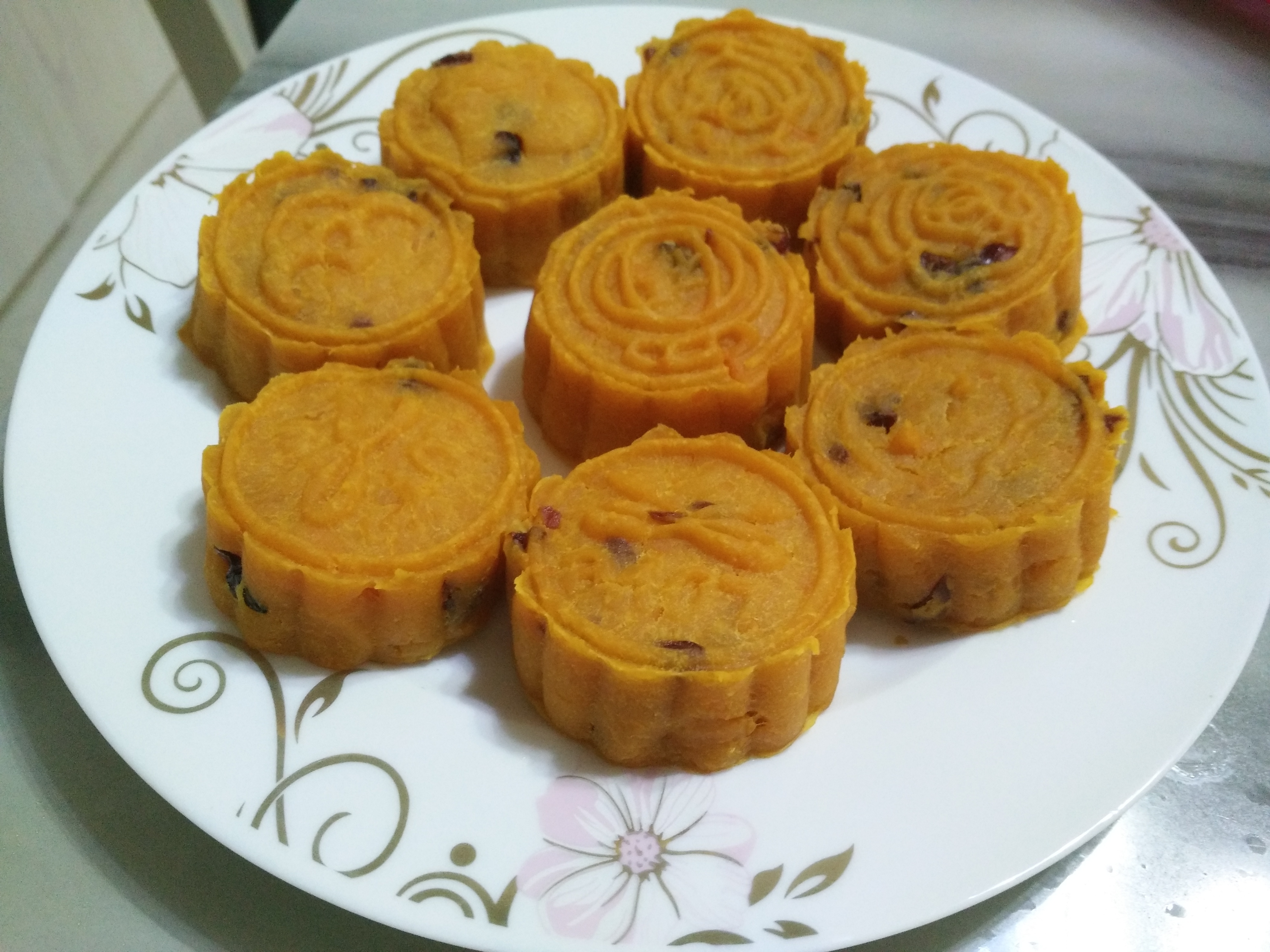 无糖紫薯月饼