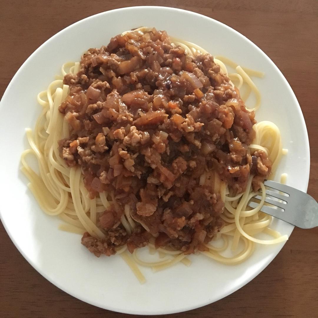 番茄肉酱意大利面