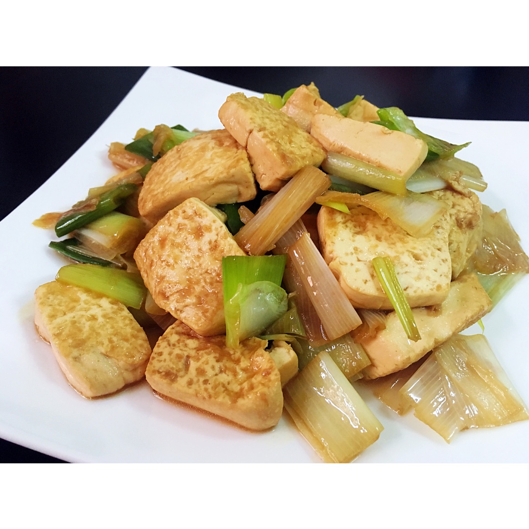 大葱烧豆腐