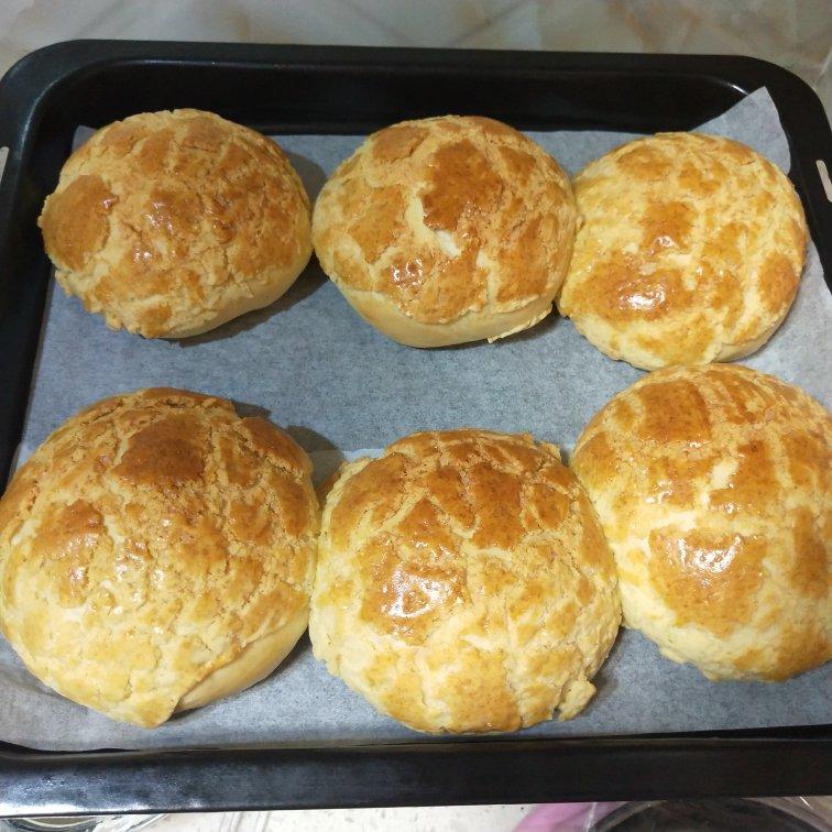 简单易学的红豆沙面包圈