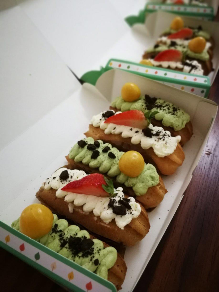 （视频菜谱）手指泡芙 Éclair／闪电泡芙