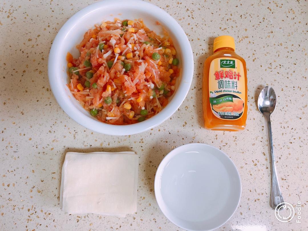 低卡减脂瘦身 _ 鸡胸肉小馄饨