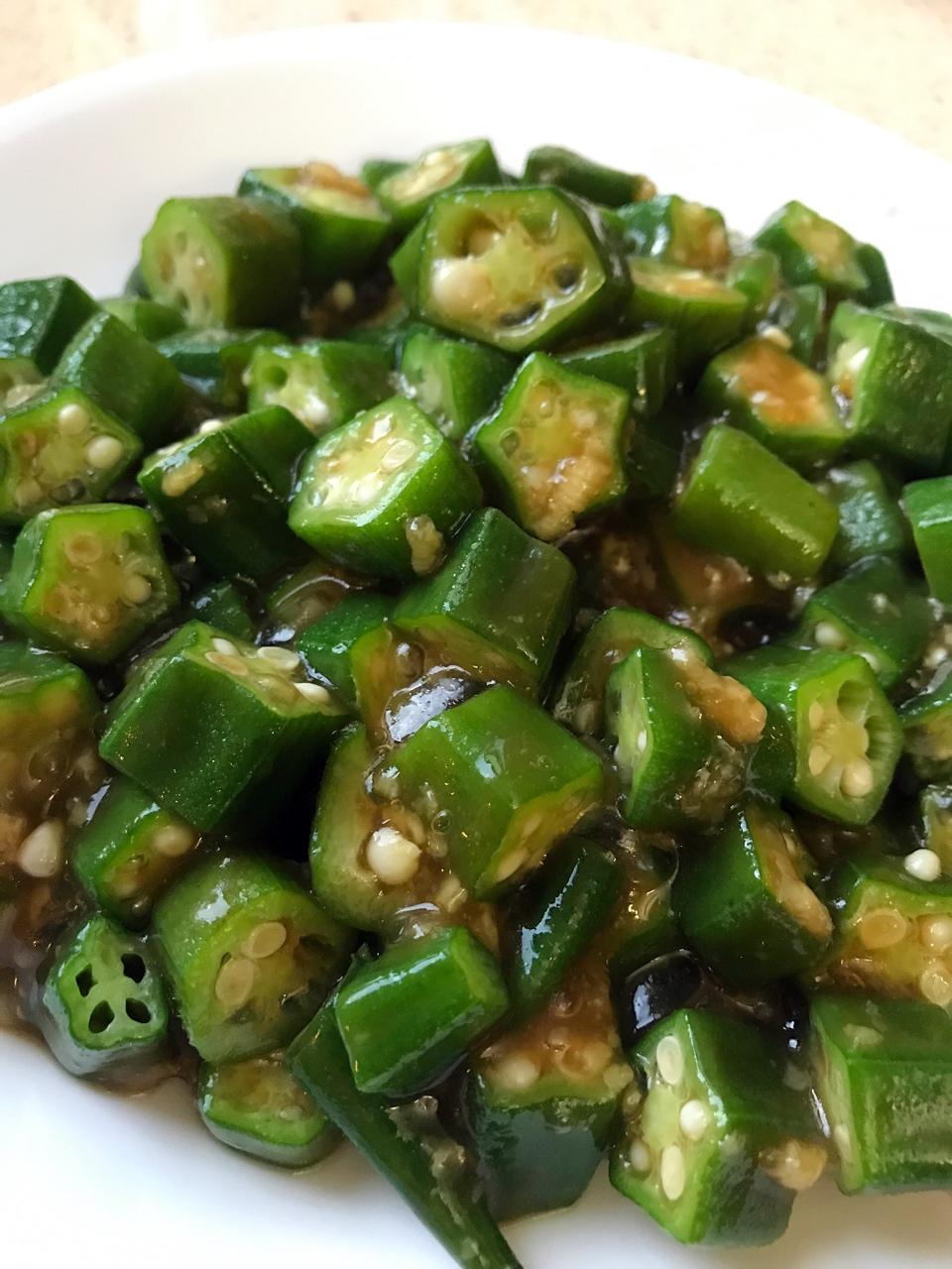 蚝油秋葵