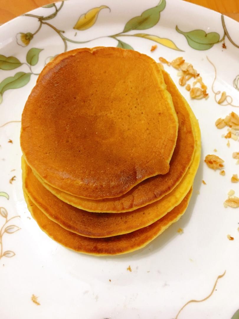 在水一方吃嘛嘛香做的中式松饼早起3分钟煎好又软又香