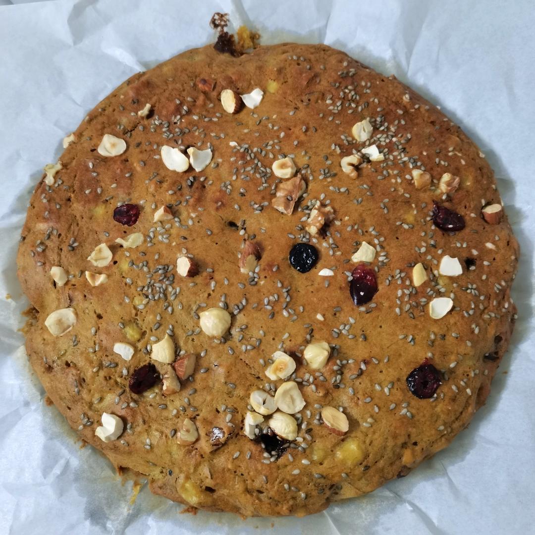 香蕉核桃蛋糕（低油少糖健康版）