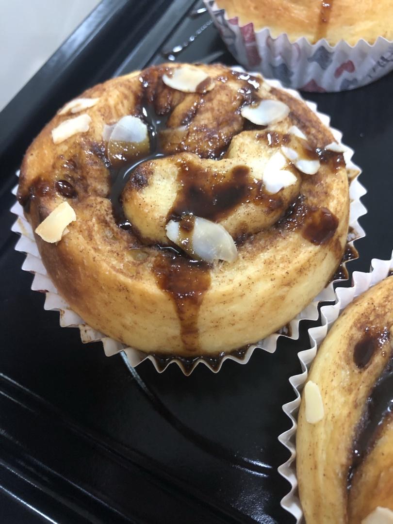 玫瑰红糖肉桂卷【舒可曼红糖试用】