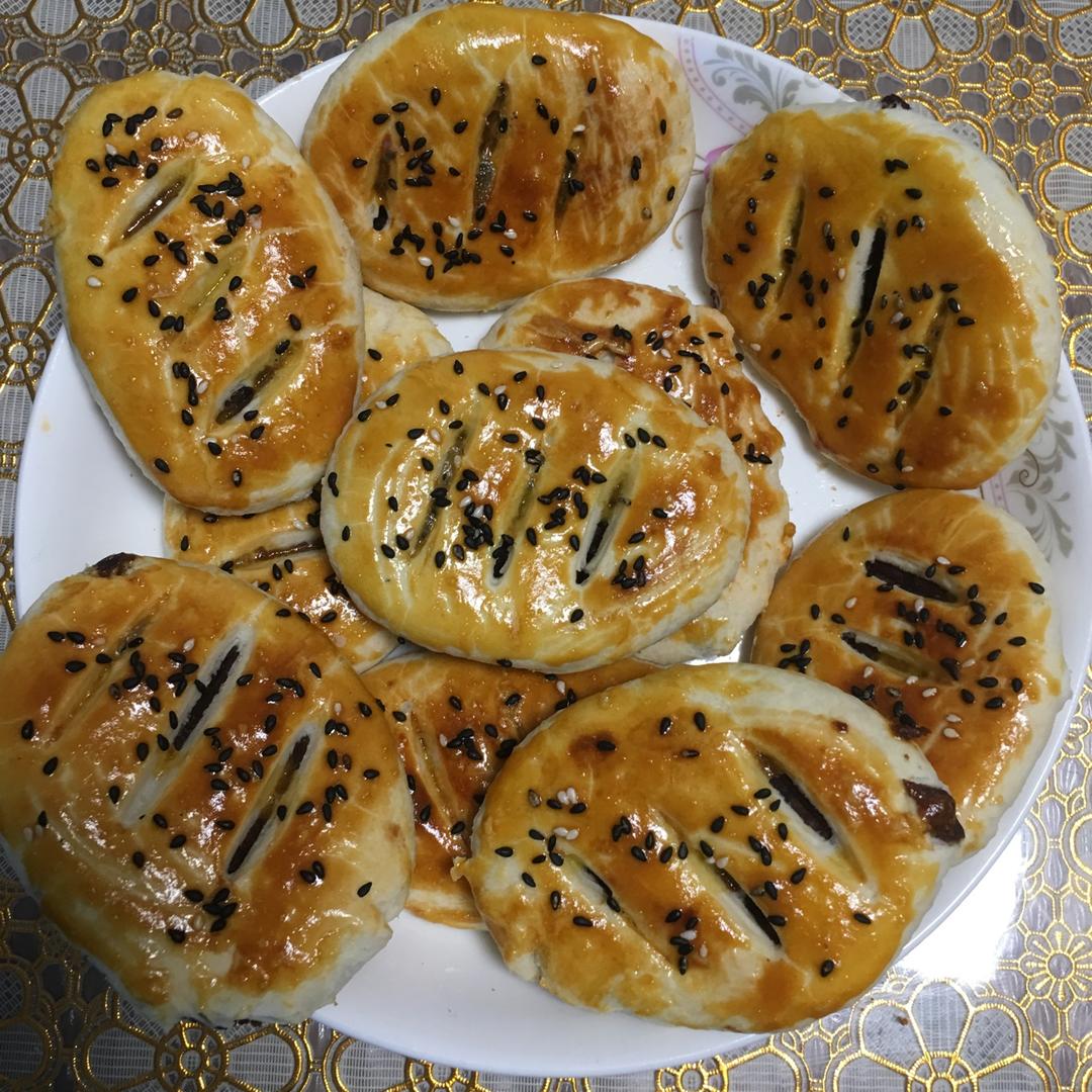 红豆沙老婆饼
