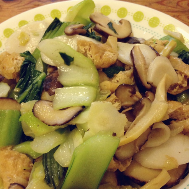 董太的私方菜--香菇青菜炒年糕