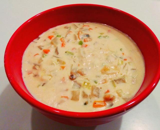 美式蛤蜊浓汤——Clam Chowder