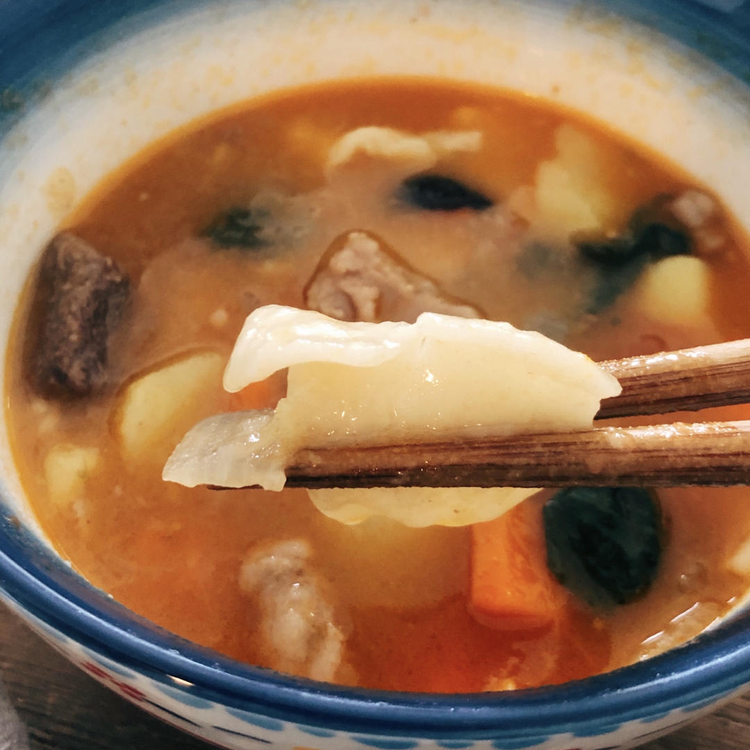 正宗新疆羊肉汤揪面片