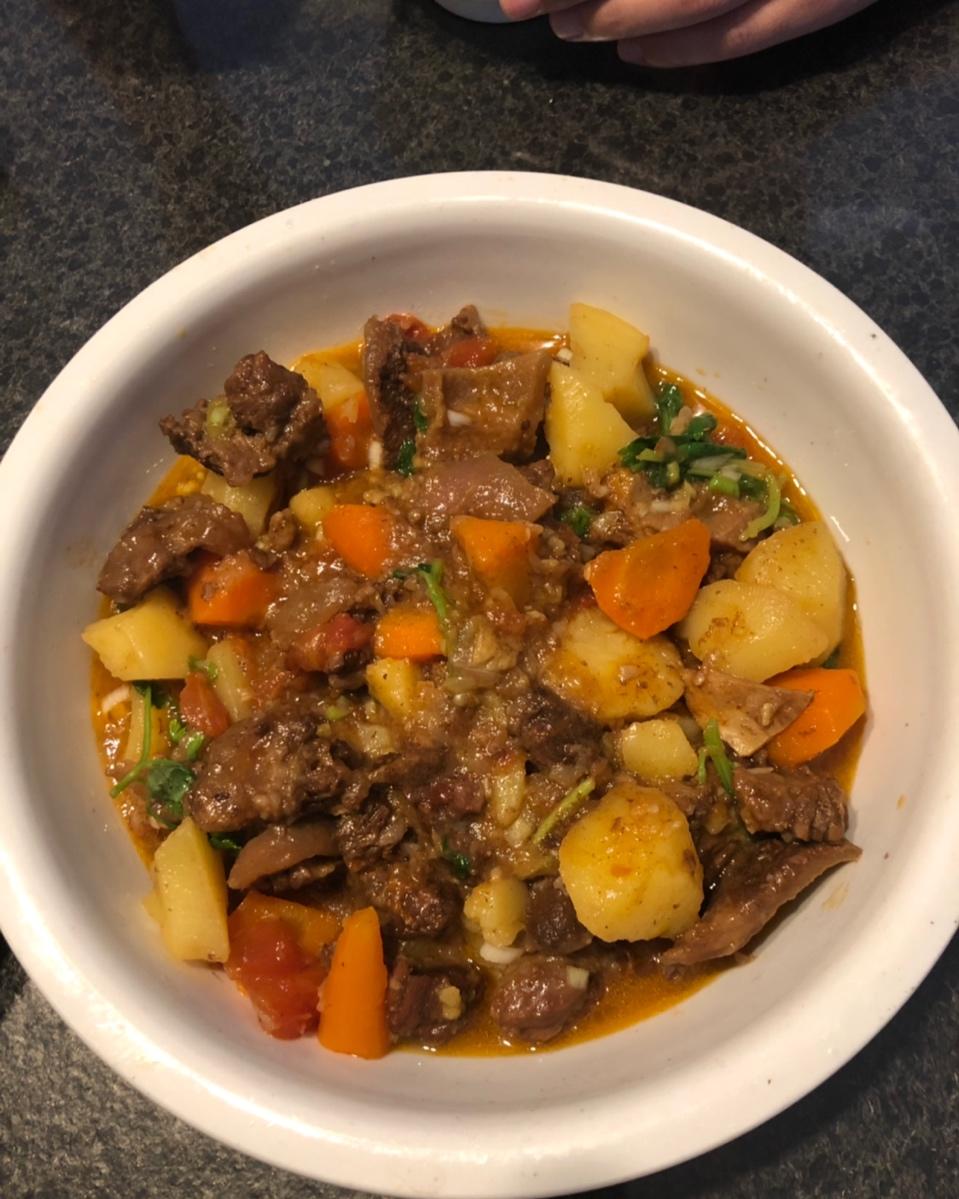 土豆炖牛肉